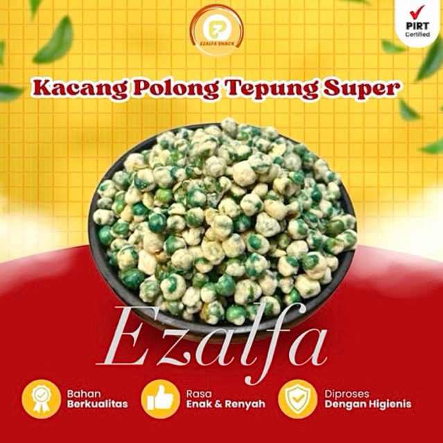

Kacang Polong Tepung Gurih Manis 500 gr