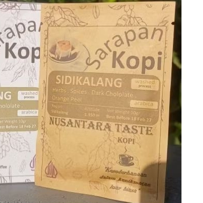

SIDIKALANG ARABICA COFFEE (washed process) Coffee Drip Bag [ SARAPAN KOPI ]