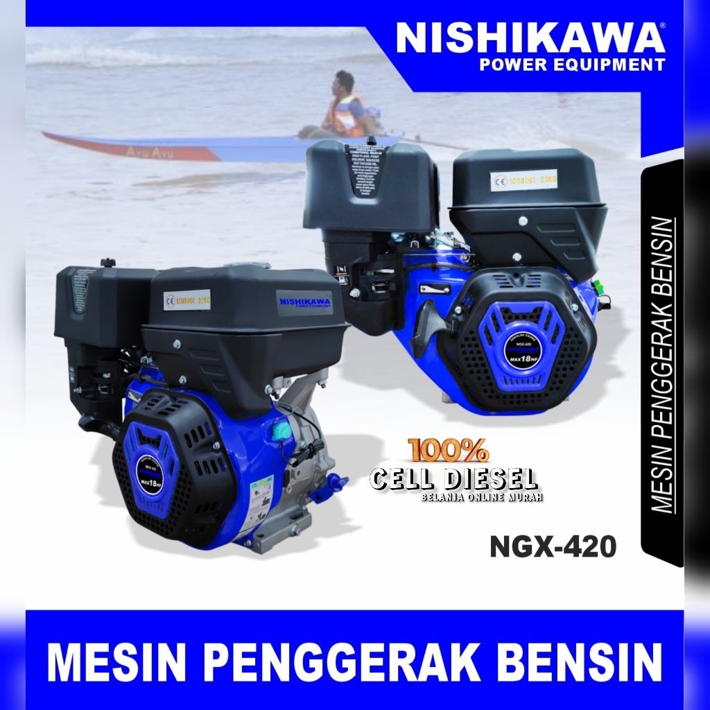 Mesin Penggerak Bensin NISHIKAWA NGX 420 / 20 HP