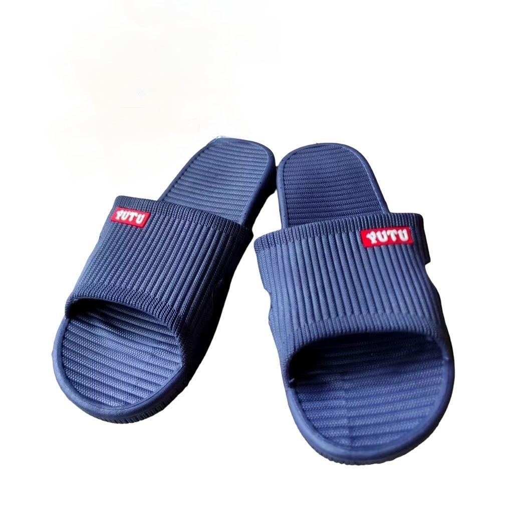 sandal selop yutu pria karet slip on anti air