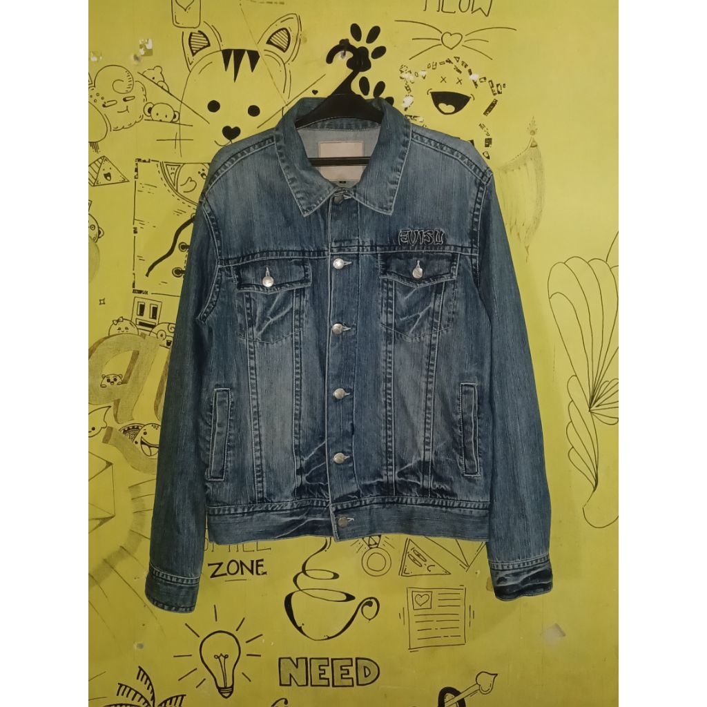 Vintage Evisu Big Logo Denim Jacket