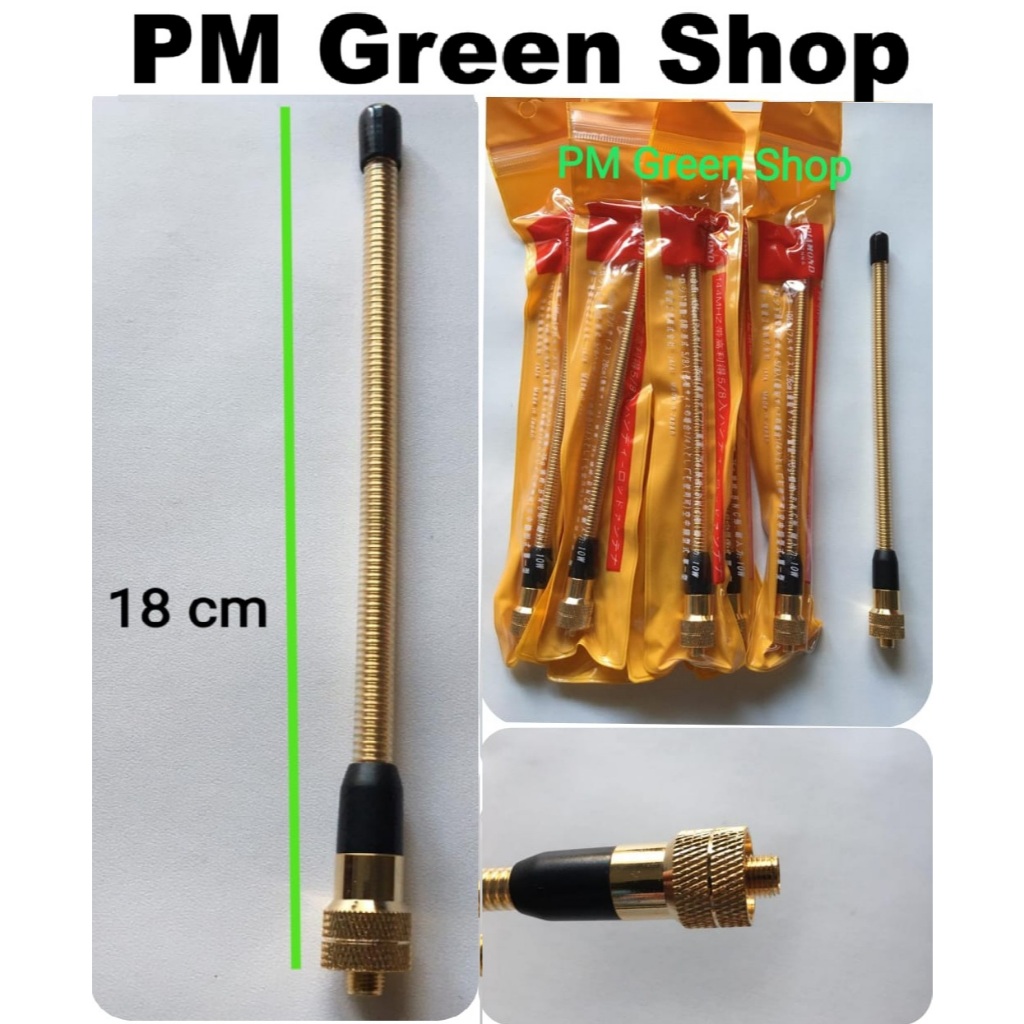 Antena HT Helikel diamond emas untuk ht bruno cx5 cx7 cx9