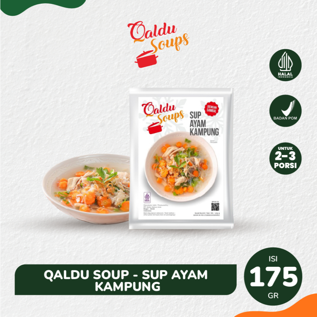 

QALDU SOUP - SUP AYAM KAMPUNG 175GR
