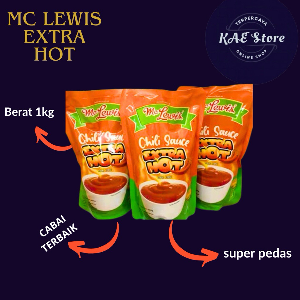 

MC LEWIS SAUS SAMBAL EXTRA HOT 1KG