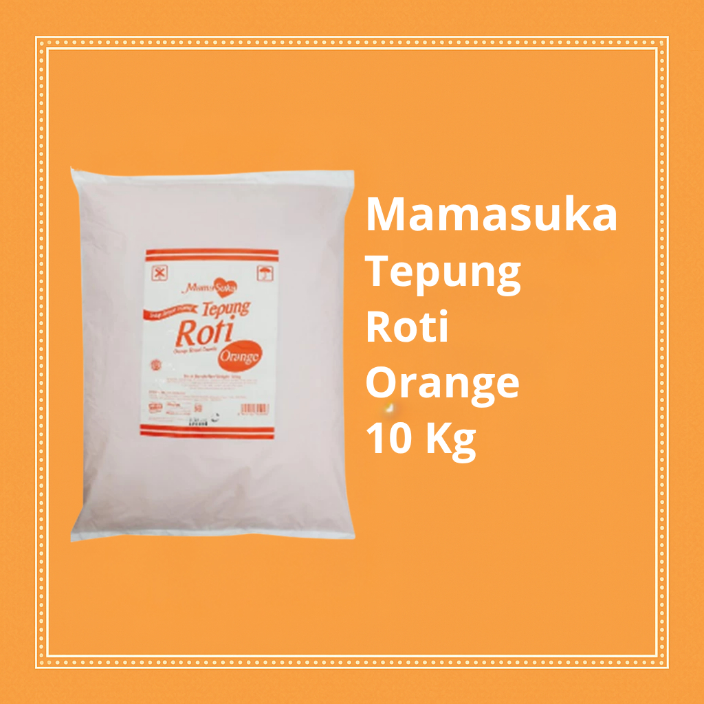 

Mamasuka Tepung Roti Orange 10Kg – Tepung Roti Warna Oranye untuk Gorengan Usaha & Frozen Food
