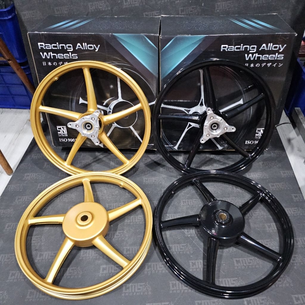 Velg CNC Enkei 522 Sp522 Yamaha Aerox 155 Old New Connected Depan ring 17 x 160 Belakang 17 x 160 R1