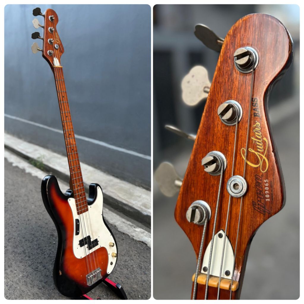 Bass Precision Vintage 80's Japan (re decall)