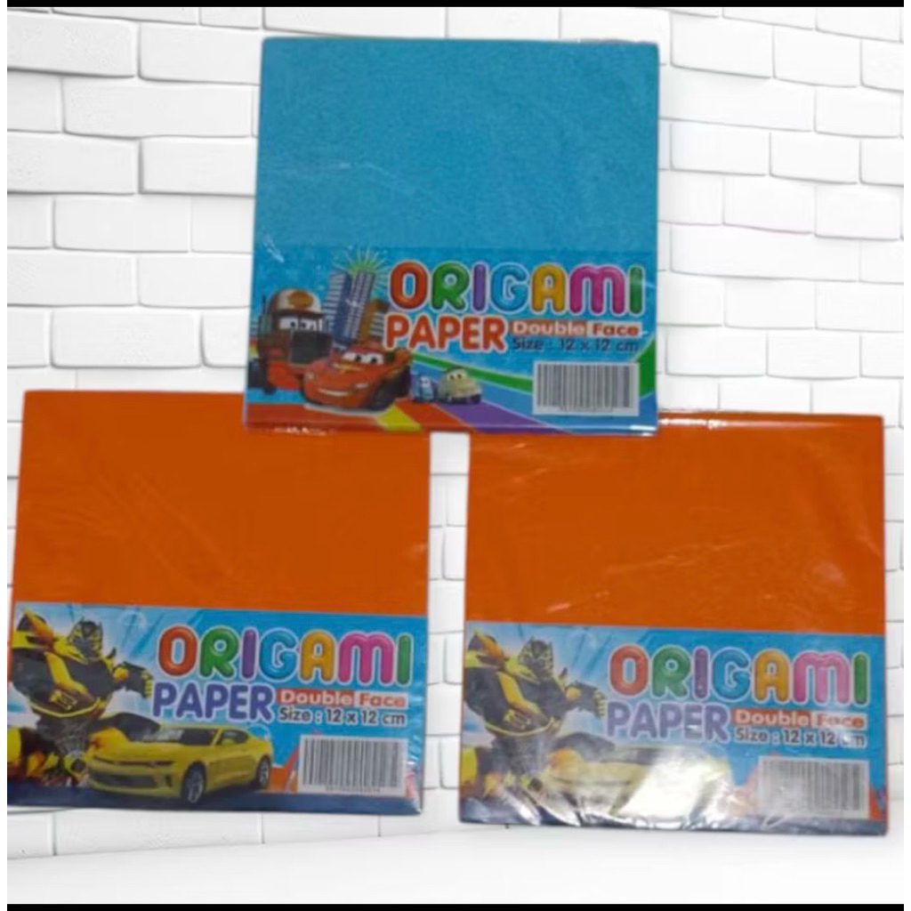 

Kerta Lipat / Origami Paper - double face (bolak balik)