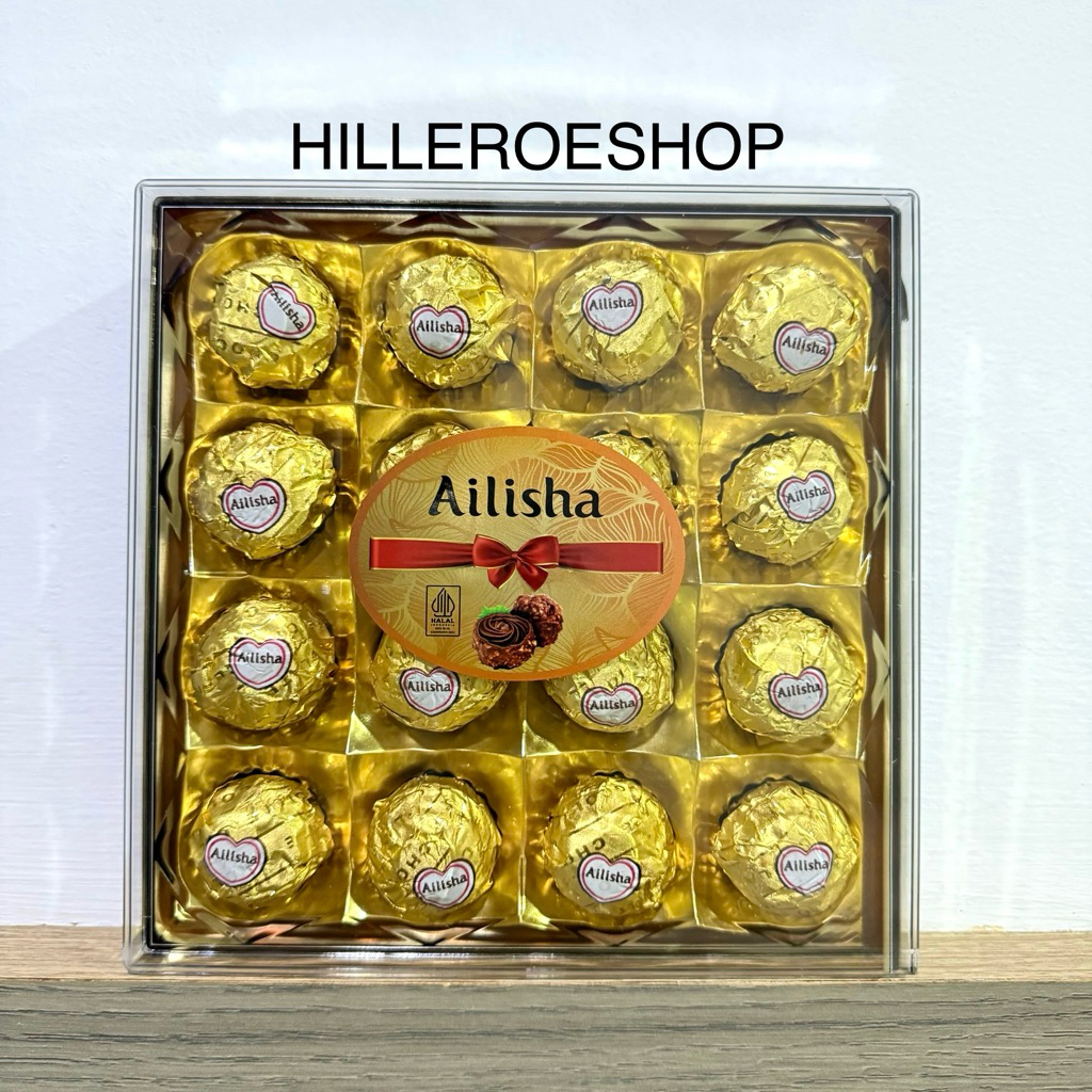 

COKLAT AILISHA 200GR ISI 16 WAFER BALL CHOCOLATE COKELAT IMPORT 200GRAM