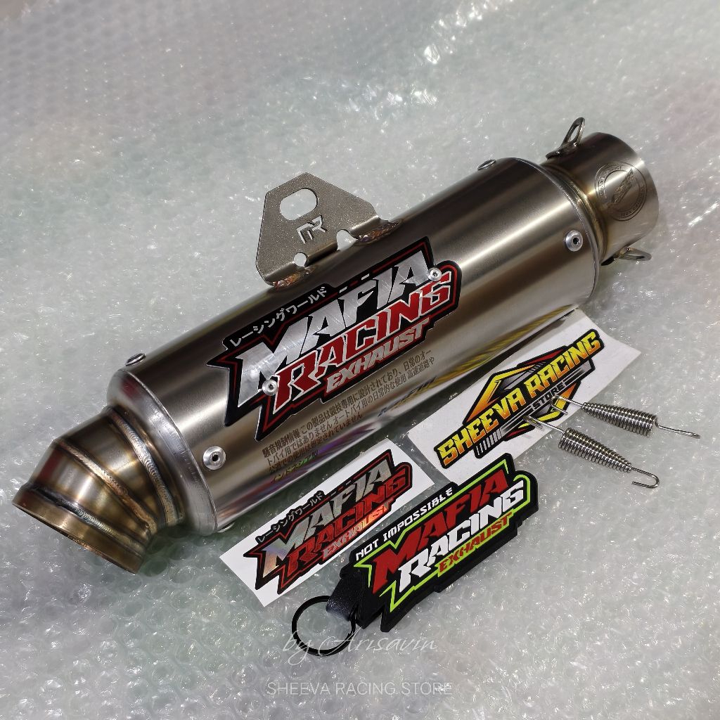 slincer knalpot Racing mafia original type Gp5 slim Gp slim panjang 20cm