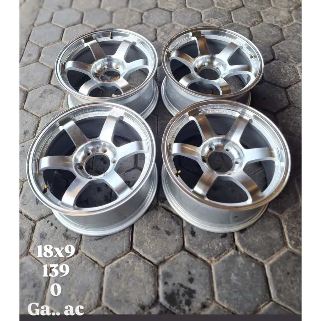 TE37 R18x9inc H6x139 ET;0 (Bekas)