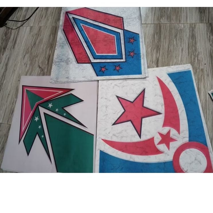 BAHAN KERTAS LAYANG LAYANG MOTIF KARTUN ISI 100 LEMBAR( BUKAN LAYANG LAYANG JADI