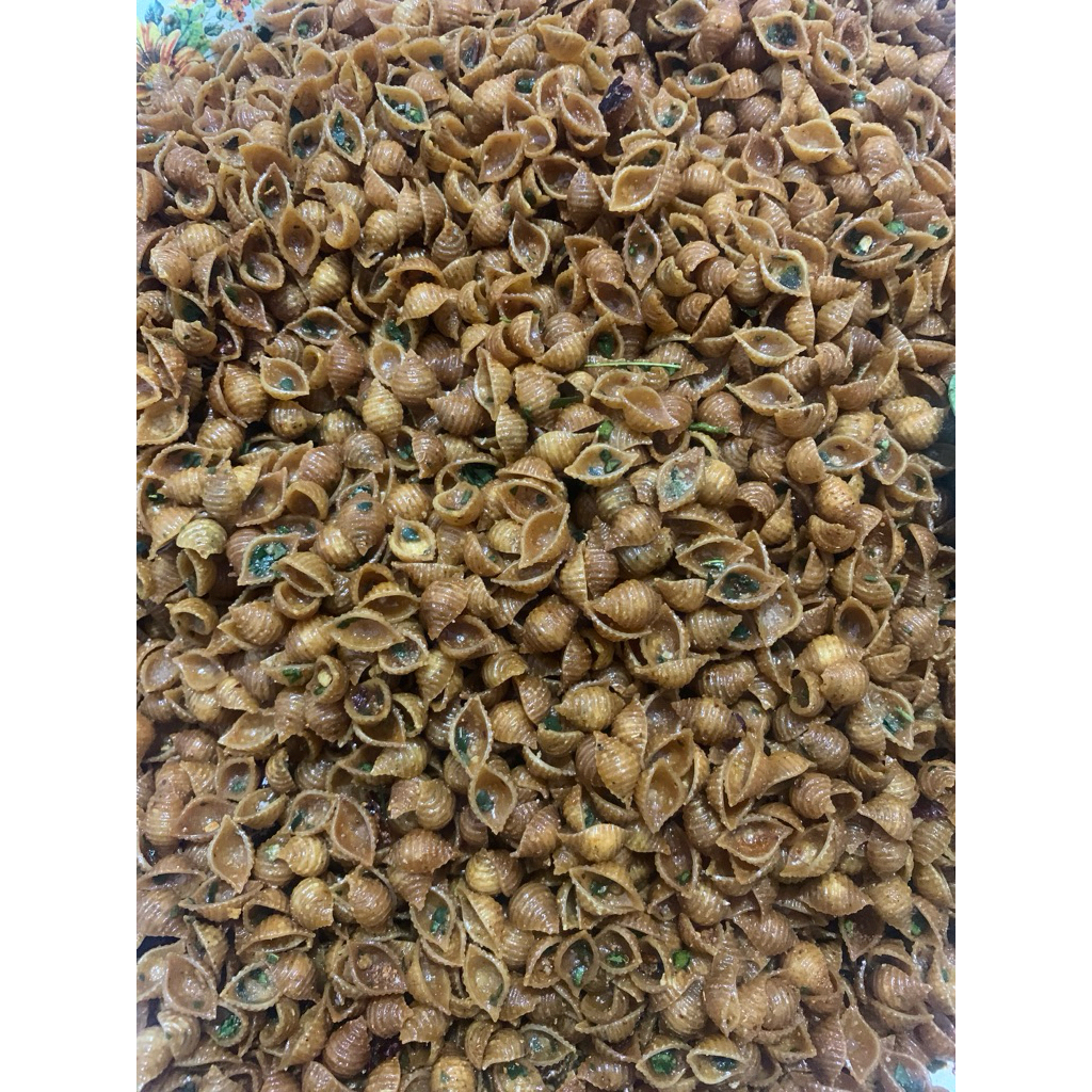 

Makroni kerang pedas daun jeruk