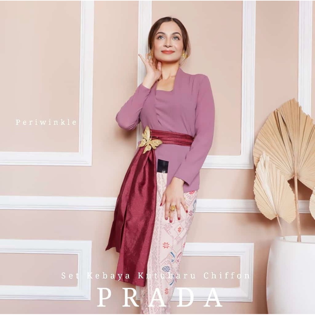 ATASAN KEBAYA BALI KUTUBARU ORCHID CHIFON | KEBAYA KUTU BARU | KEBAYA KONDANGAN | KEBAYA MUSLIM | KE
