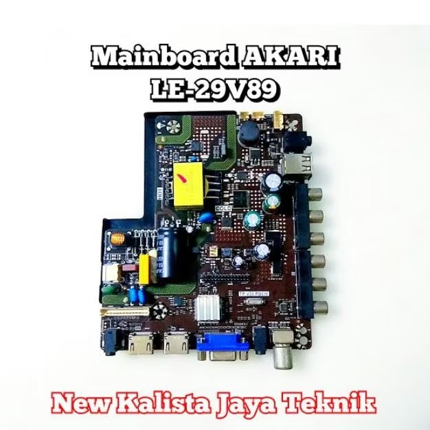 MAINBOARD TV AKARI 29V89 ORIGINAL TP.V56.PB816 MB AKARI LE29V89 MOTHERBOARD TV 29V88 29V89 MESIN TV 