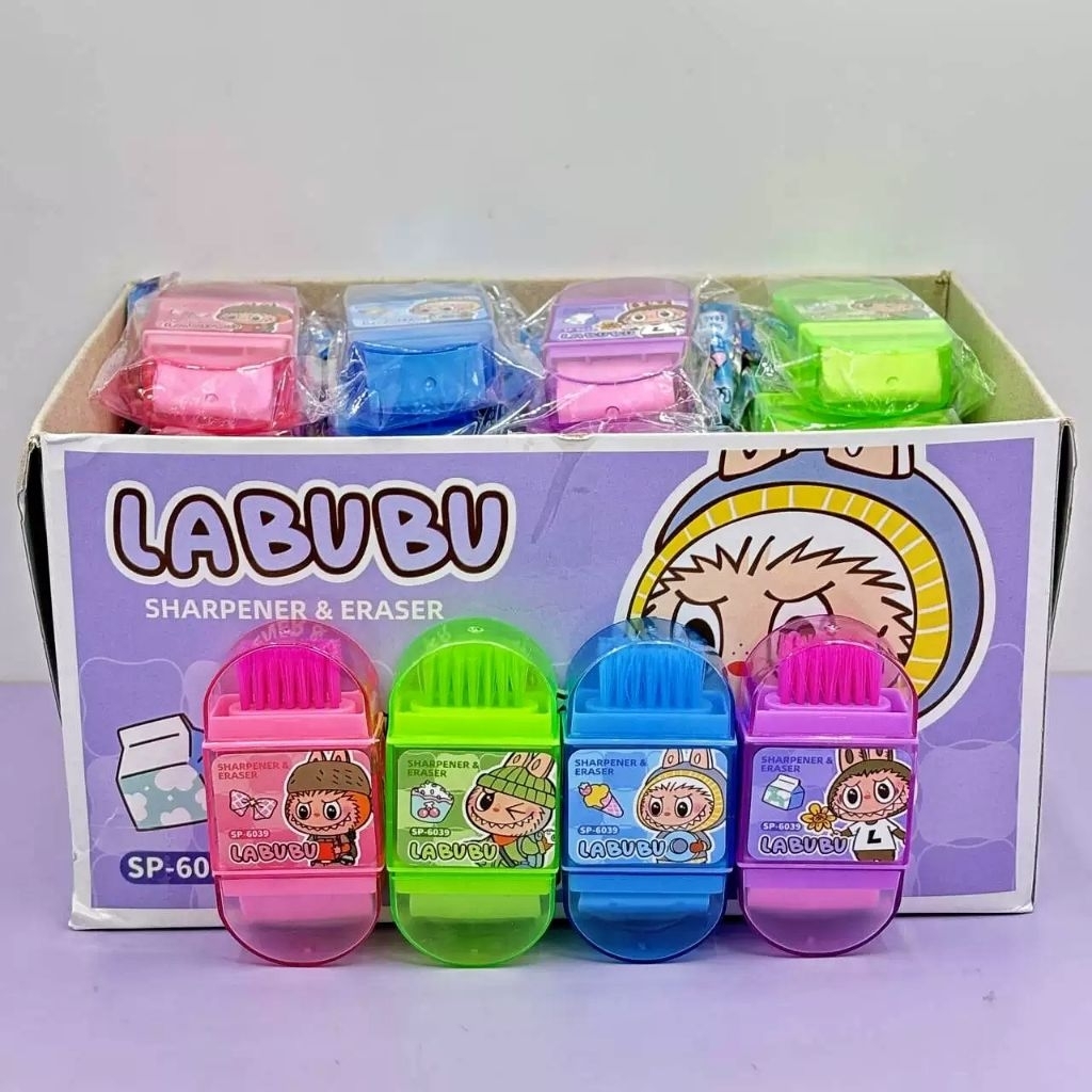 

(3IN1) RAUTAN 6039 LABUBU + PENGHAPUS / PENCIL SHARPENER / OROTAN