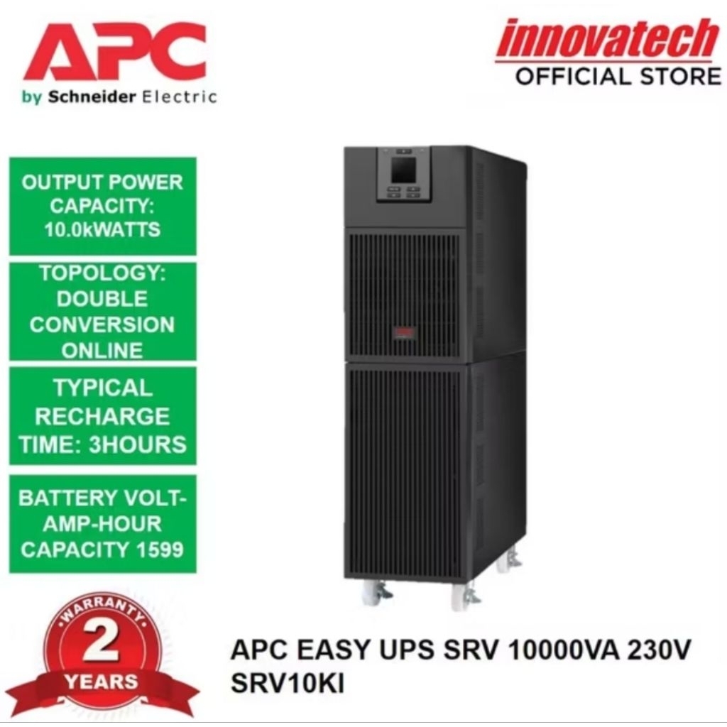 APC SRV10KI UPS ONLINE 10000VA 10KVA 10000W 10KW