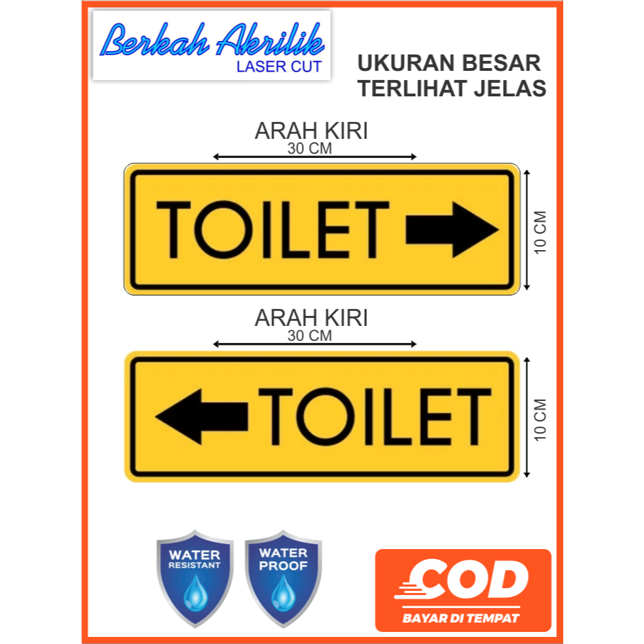

PENUNJUK ARAH TOILET