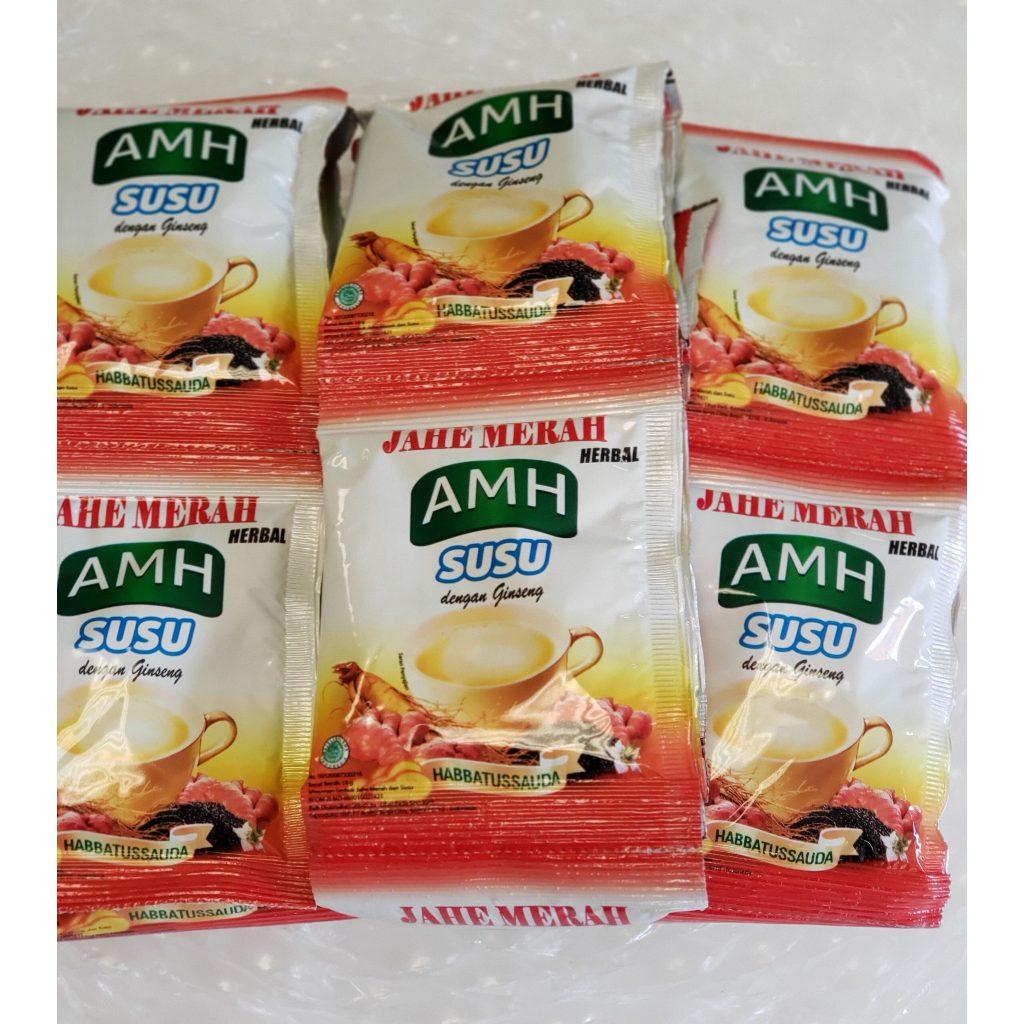 

AMH Jahe Susu 1 Renceng isi 10 Sachet | Jahe Madu Susu Sehat Murah