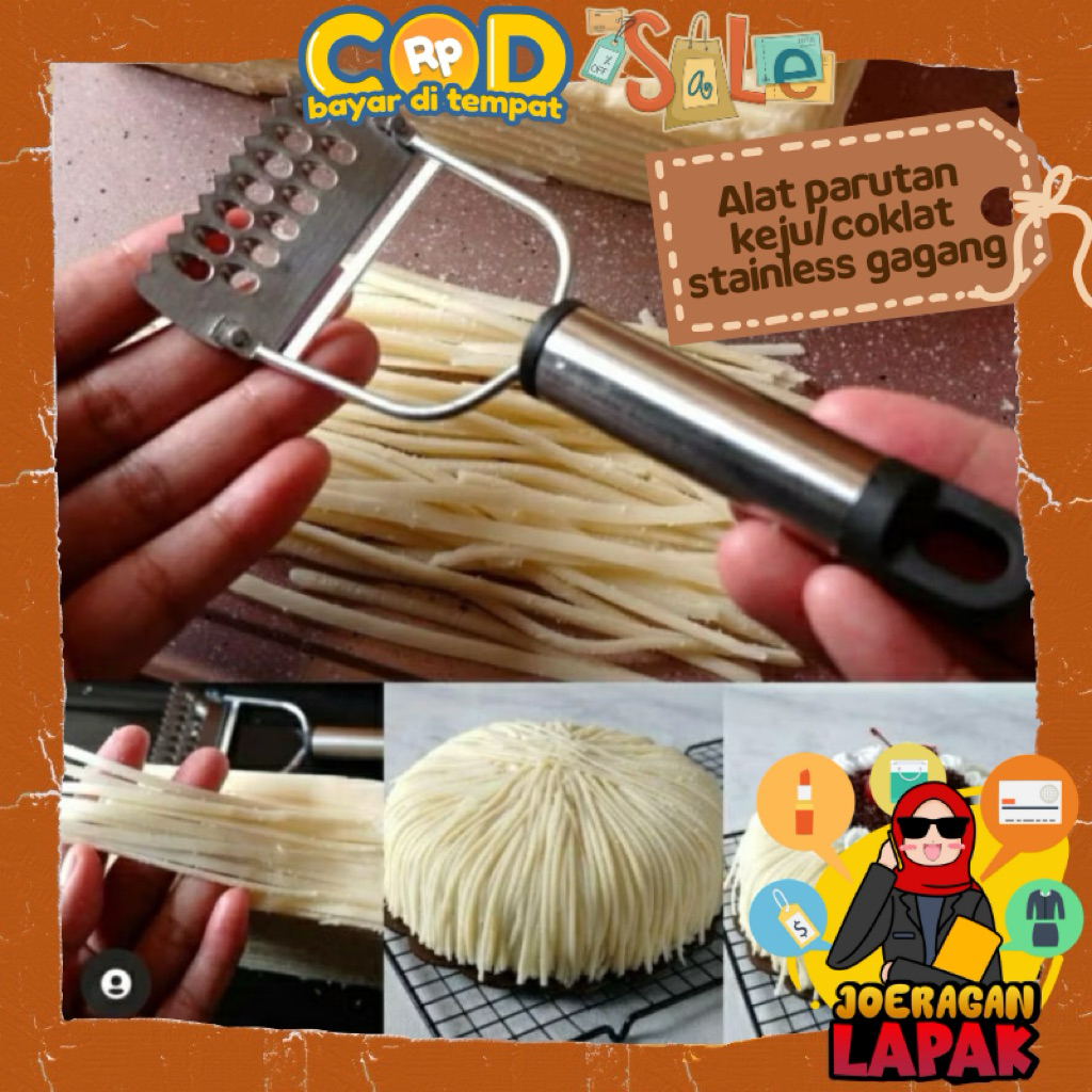 [JOERAGAN LAPAK] PARUTAN KEJU COKLAT BATANGAN GONDRONG PANJANG PERABOTAN DAPUR SERBAGUNA MURAH