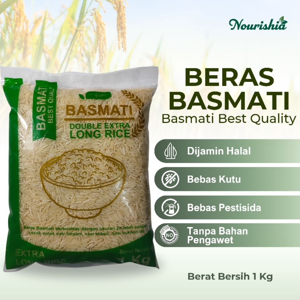 

Beras Basmati 1kg - Sella Rice Grade A Premium Original 1 Kg Long Rice Best Quality