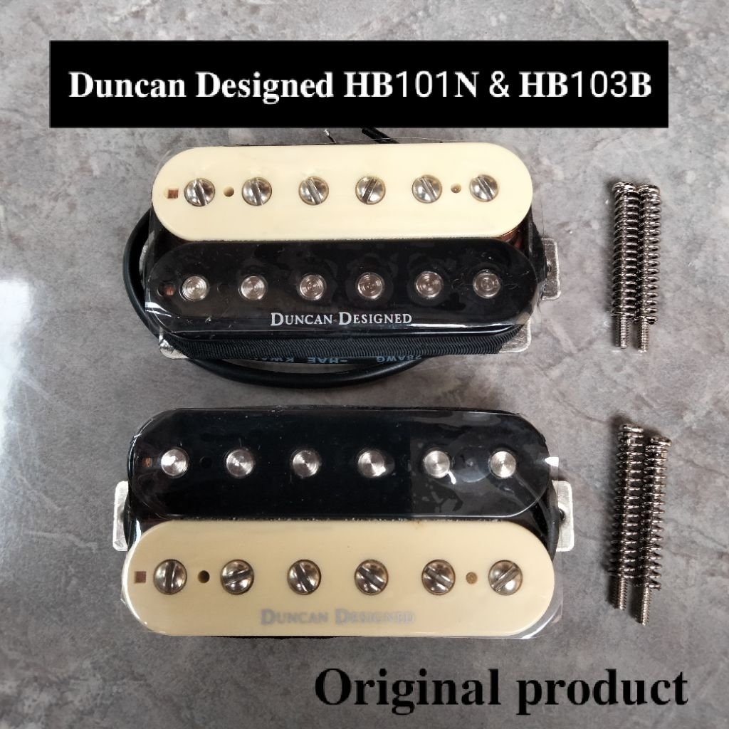 pickup Duncan designed HB101N & HB103B zebra neck & bridge
