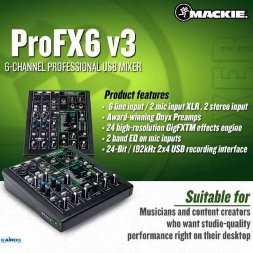 MIXER MACKIE PRO FX6 V3