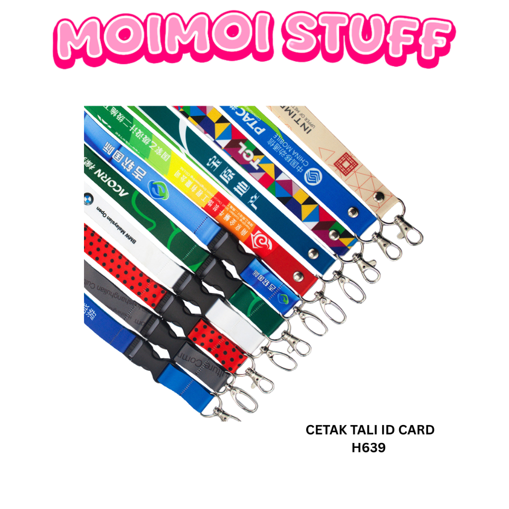 

MM - CETAK TALI ID CARD DESAIN H639 FULL COLOR LANYARD PRINT SUBLIM FULL COLOR PANJANG LANYARD 2CM TALI ID CARD SABLON TALI HP GANTUNGAN HP MOTIF BRANDED UNIVERSAL TALI HP LANYARD