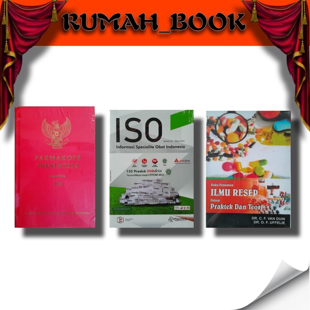 PAKET 3 FARMASI Farmakope 3, ISO , VANDUIN