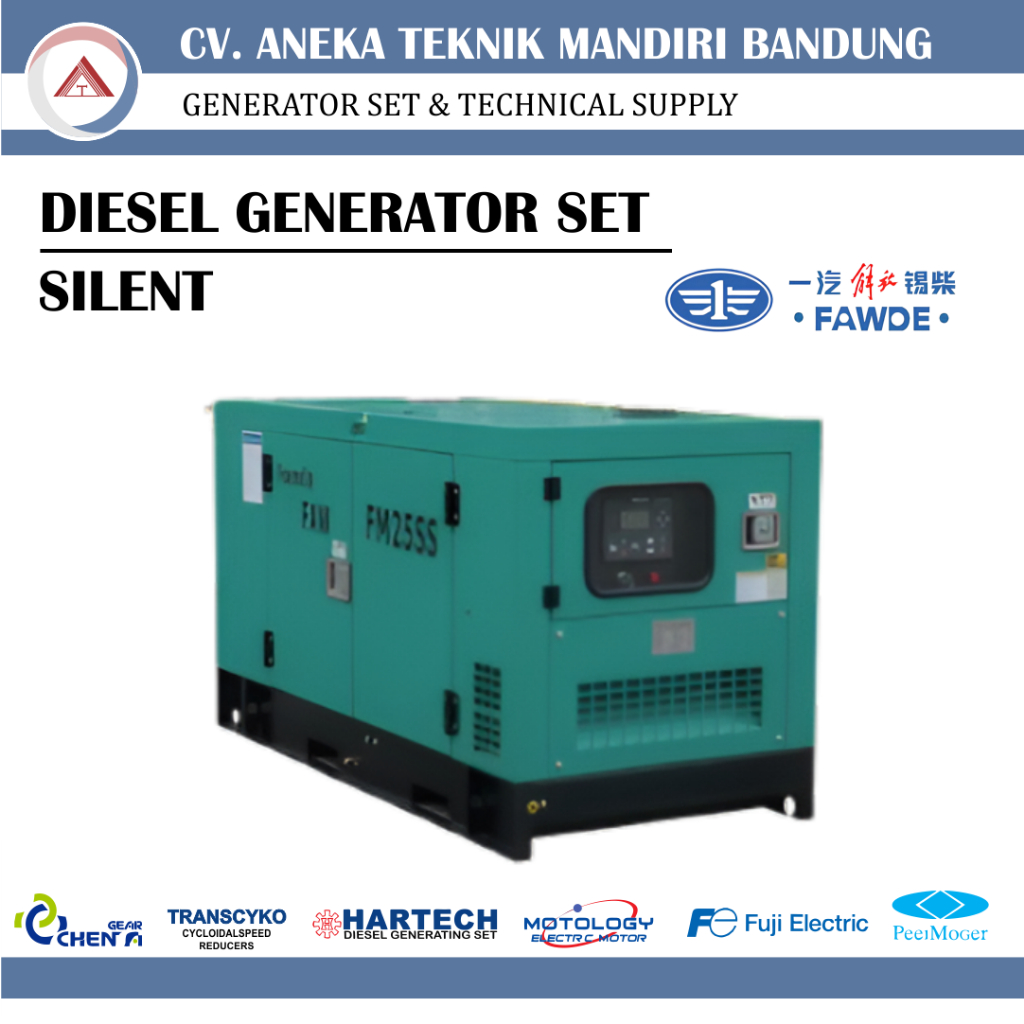 FAWDE DIESEL GENERATOR SET SILENT TYPE / DIESEL GENSET SILENT TYPE / GENSET SILENT / GENSET MURAH / 
