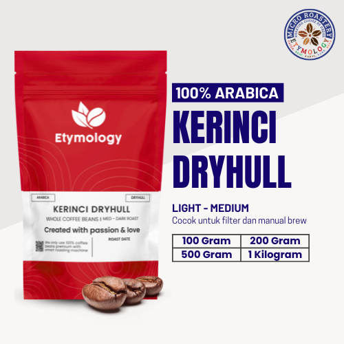 

ETYMOLOGY - Kopi Arabica Kerinci Dryhull 100gr – 1kg Roasted Beans Fresh