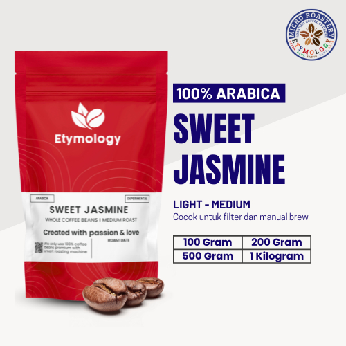 

ETYMOLOGY - Kopi Arabica Sweet Jasmine 100gr -1kg Roasted Beans Fresh