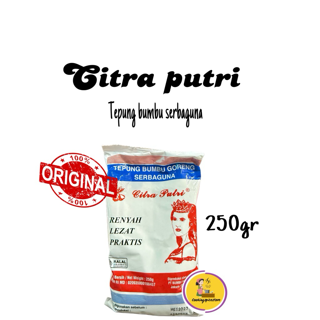 

Tepung Bumbu Serbaguna Citra Putri 250gram