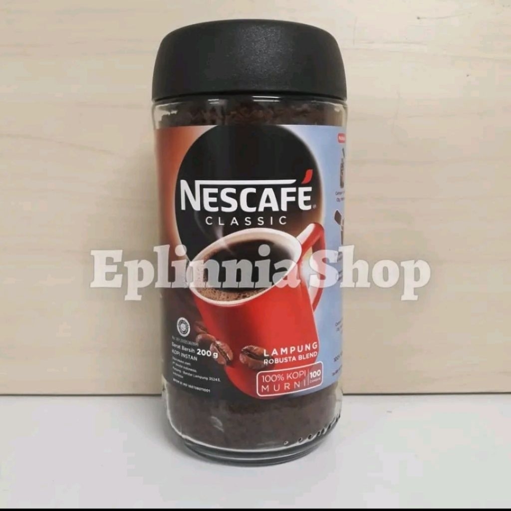 

Nescafe Classic Robusta Blend 200 gr - Kopi Robusta