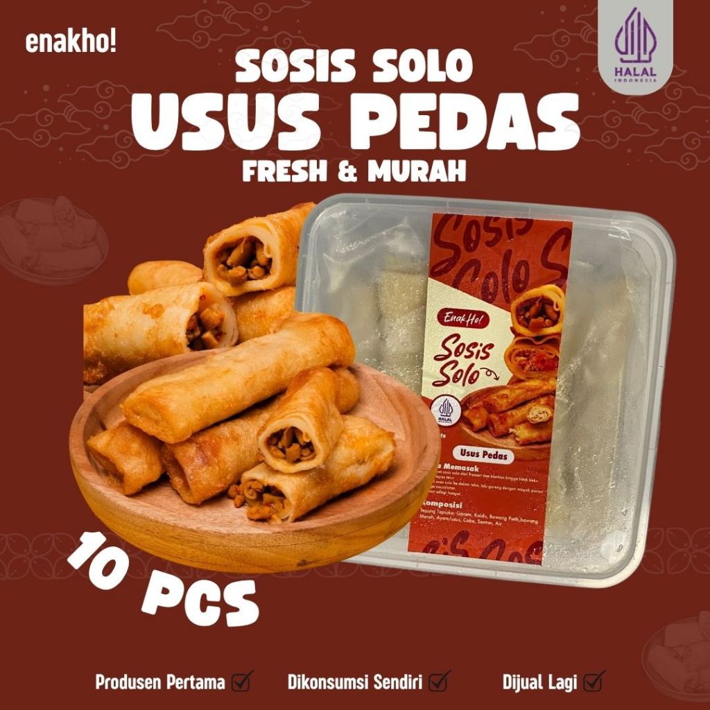 

SOSIS SOLO ENAKHO ISI USUS PEDAS FROZEN FOOD
