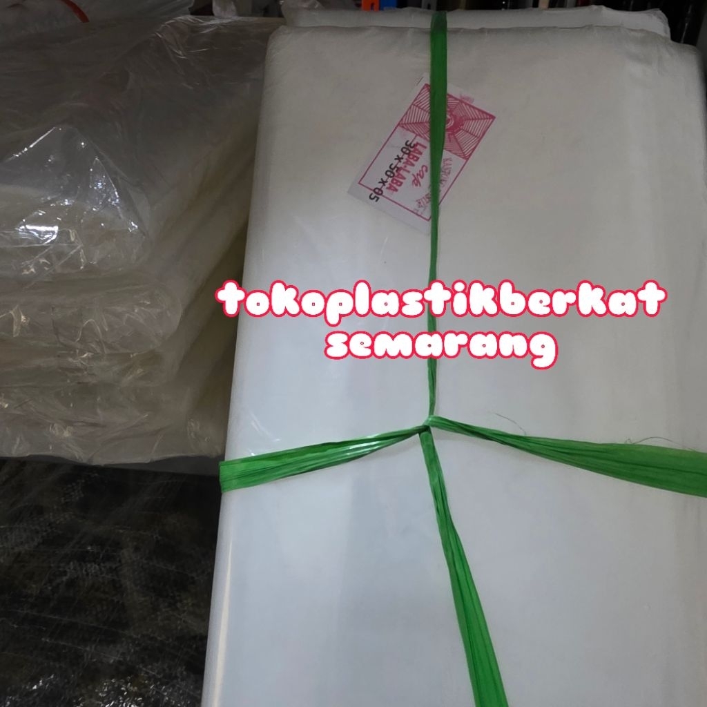 Plastik PP 30x50x05 kantong plastik tebal 30x50
