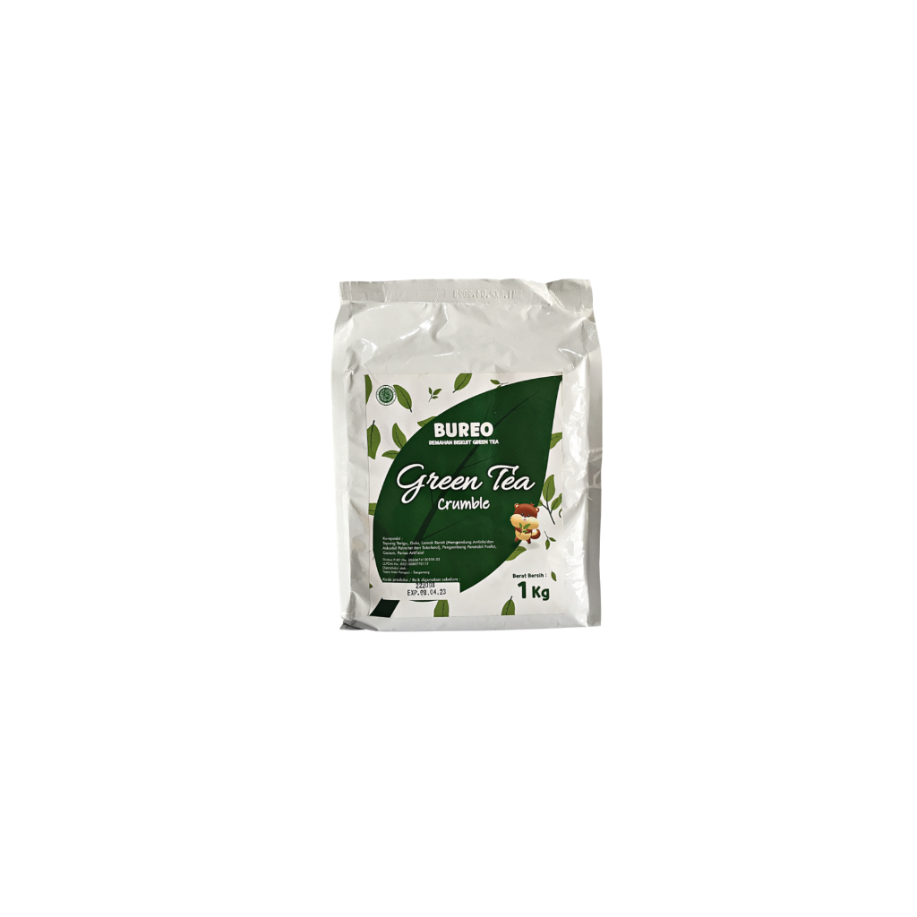 

BUREO Green Tea Crumbs Biscuit 1kg / Matcha Crumb