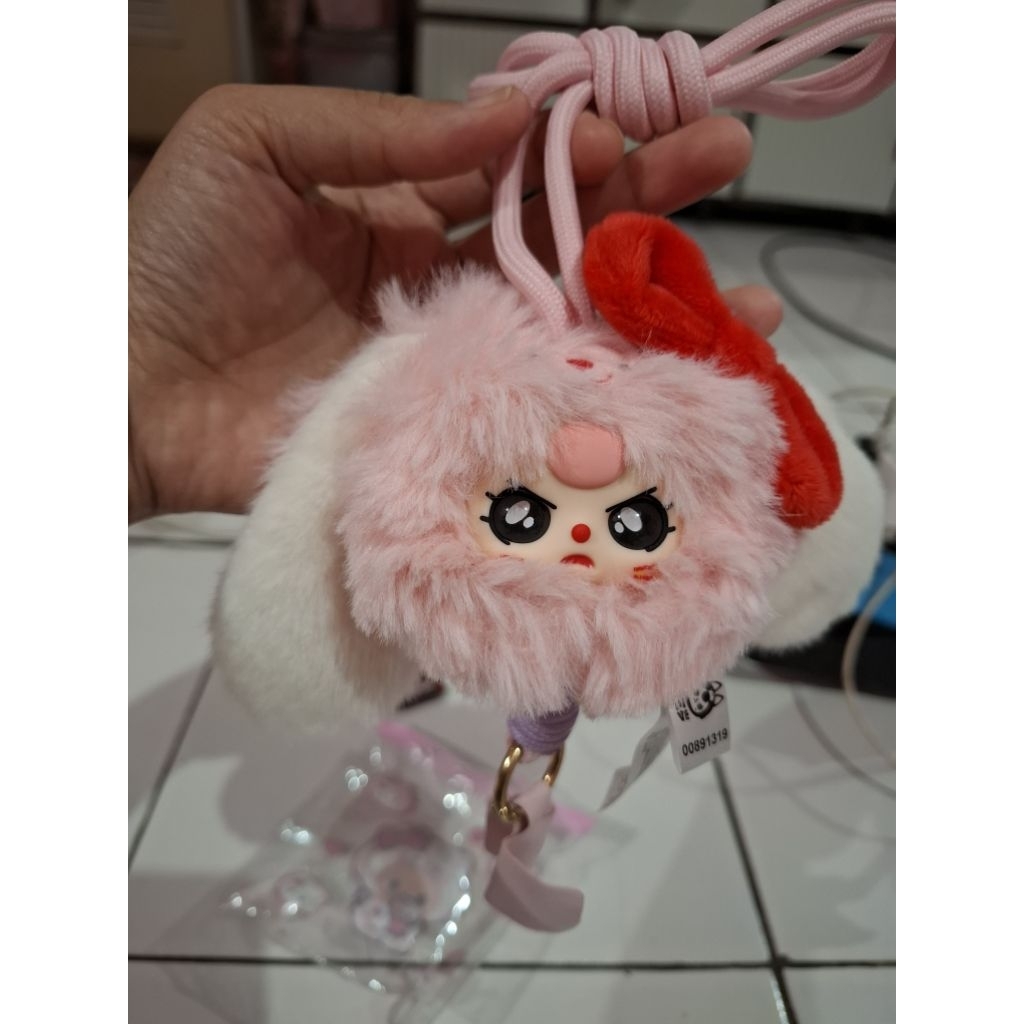 

lanyard baby three bunny pink