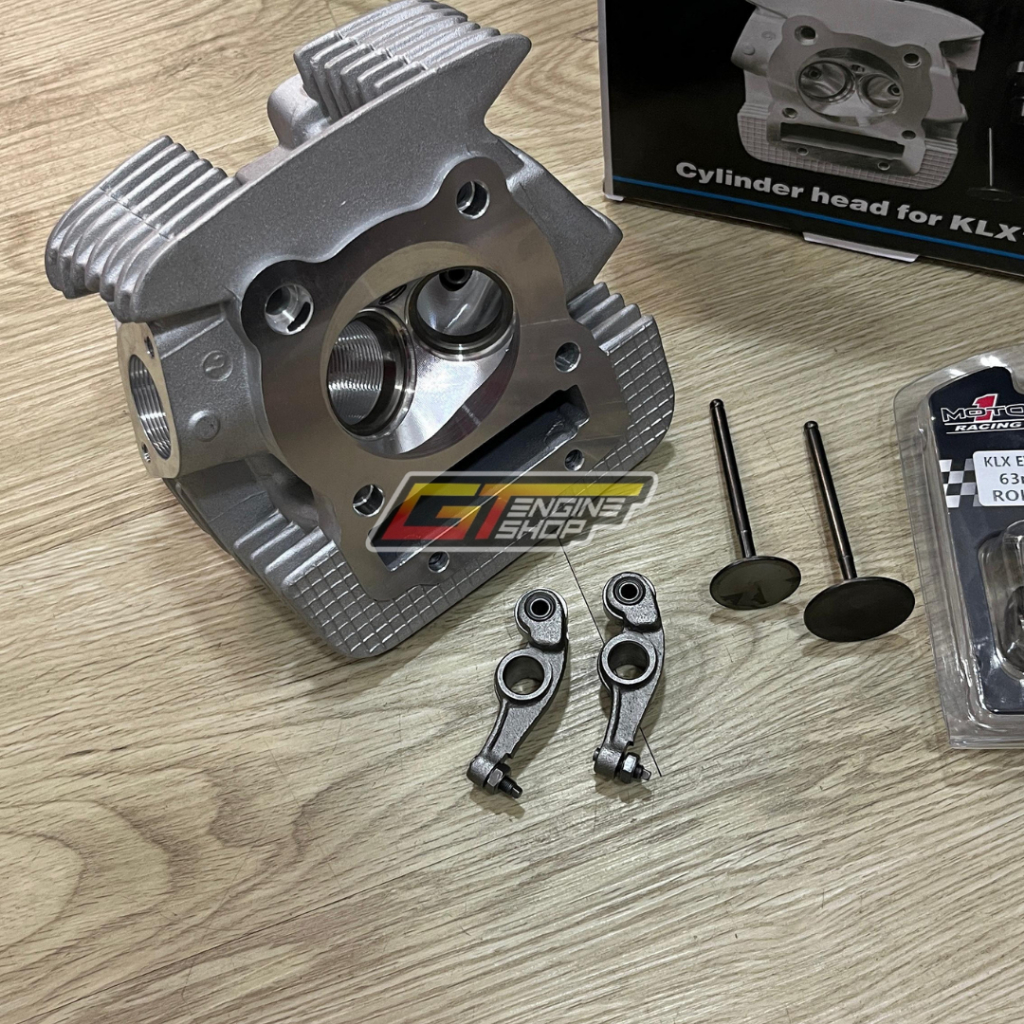 HEAD KLX KLEP 34 29 BATANG 5 MOTO1 RACING HEAD MOTO1 RACING KLX 34 29 PORTING CNC+NOKEN AS 63 ROLLER