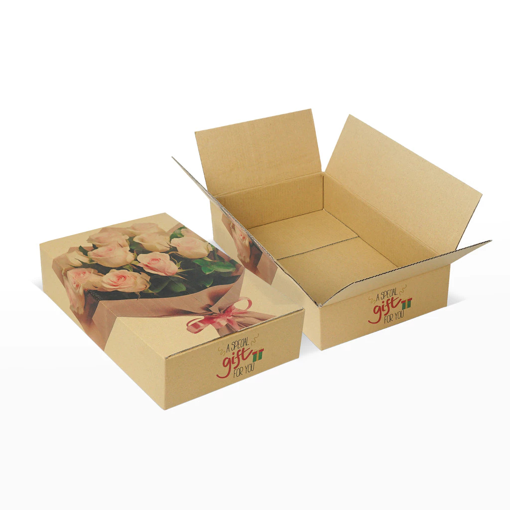 

5 Pcs Kotak Die Cut Ukuran 44x29x10cm Kemasan Hampers Gift Kado Rose Coklat