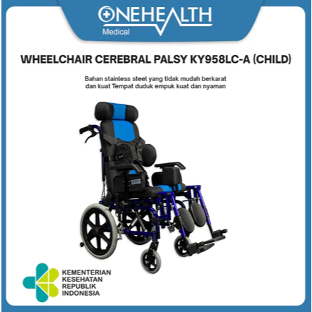 Kursi roda Cerebral PALSY Onehealth Anak/Dewasa. kursi roda CP ky958 lc