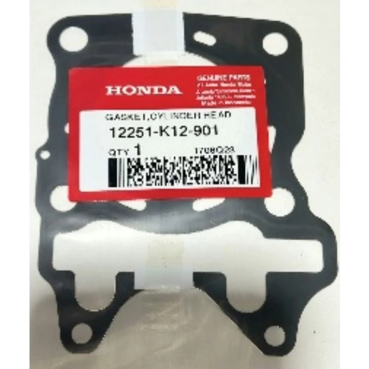Paking Head Gasket Cylinder Head Honda Vario 125 eSP Vario 125 eSP K60R 12251K12901