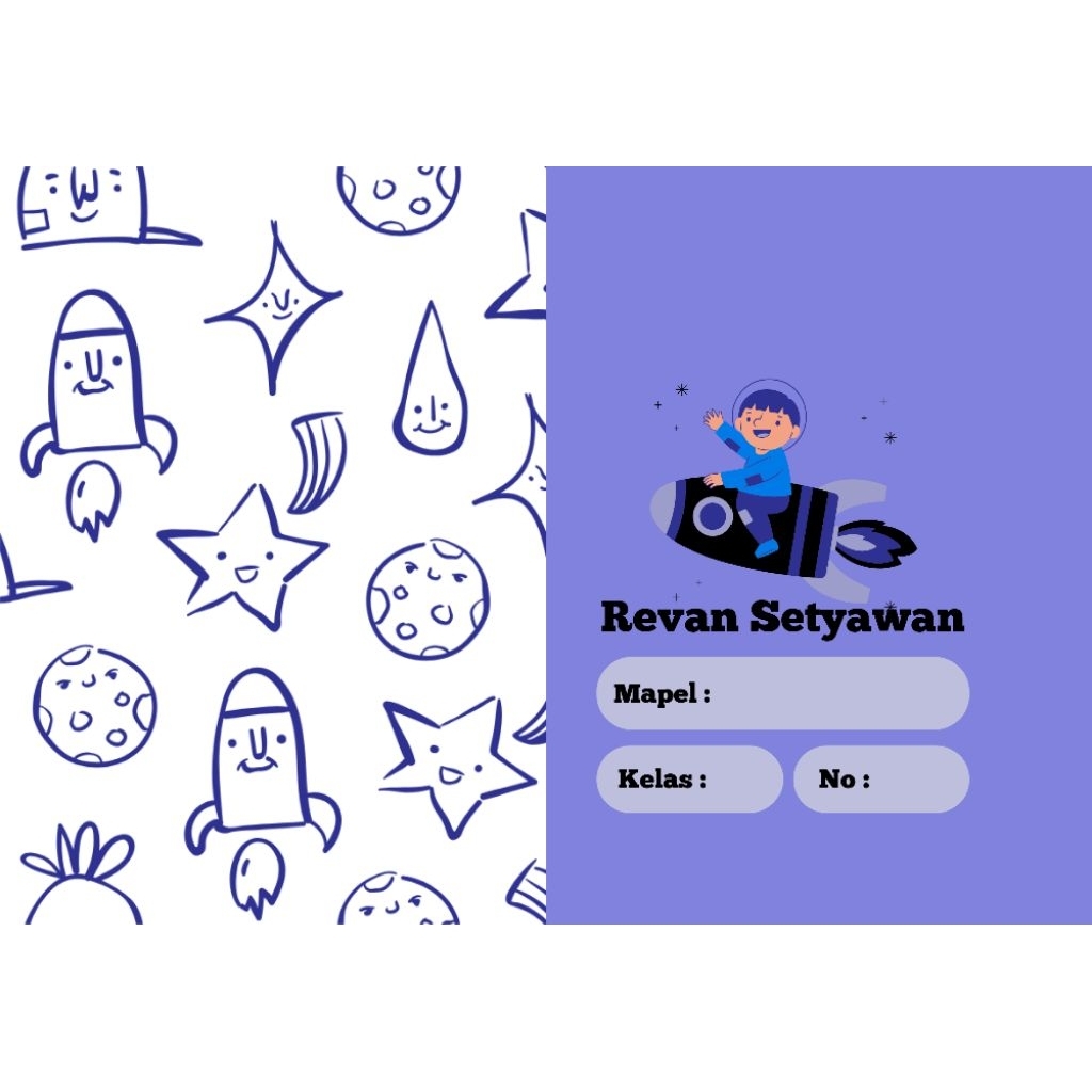 

SAMPUL CUSTOM 2 SISI COWOK (NAMA , SEKOLAH ,dll)