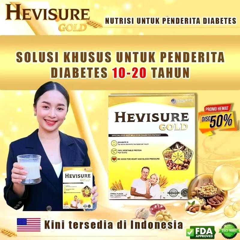 

SUSU HEVISURE GOLD MILK ORIGINAL USA SUSU UNTUK PENDERITA DIABETES DN KENCING MANIS