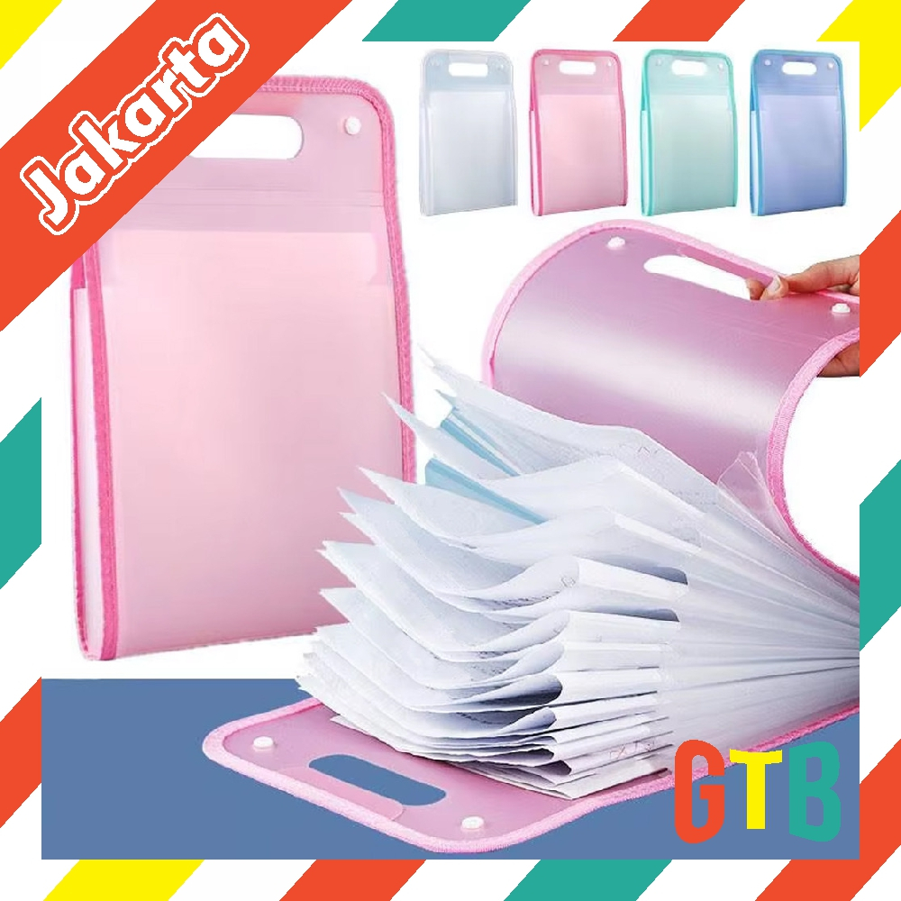 

❤️GTB❤️ Tas File Handle Map File Clear Holder Sekat Map Tas Dokumen Folder Map Kerja Document S150