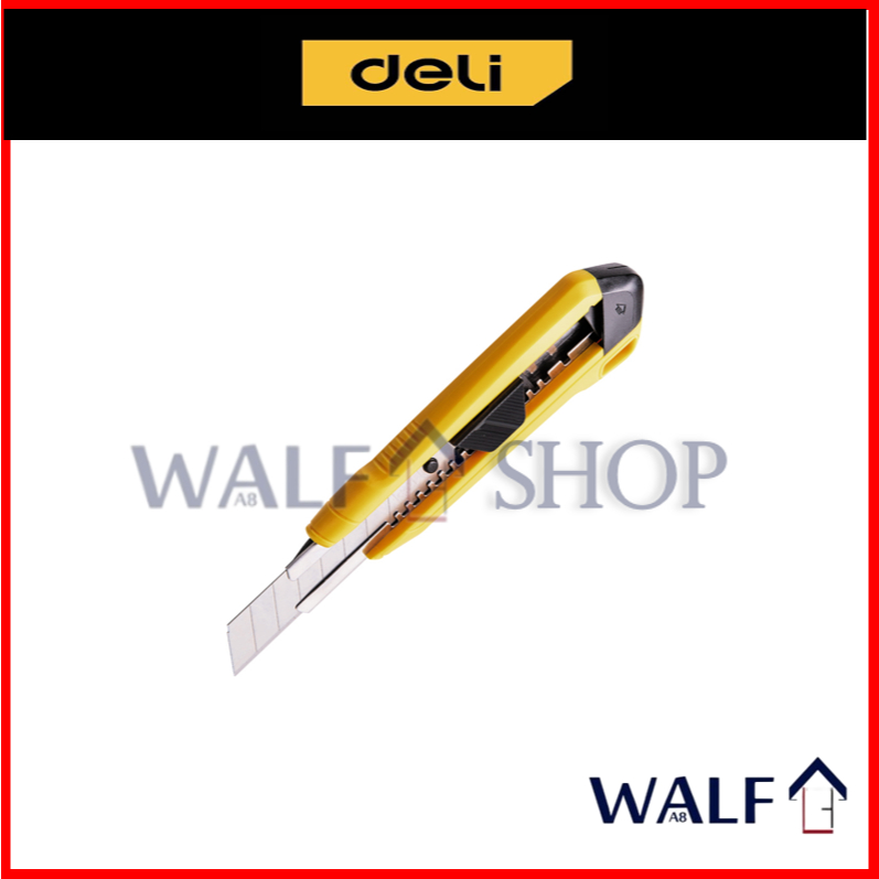 

Deli DL018B Utility Knife / Pisau Cutter / Kater Ringan / Deli EDL018B