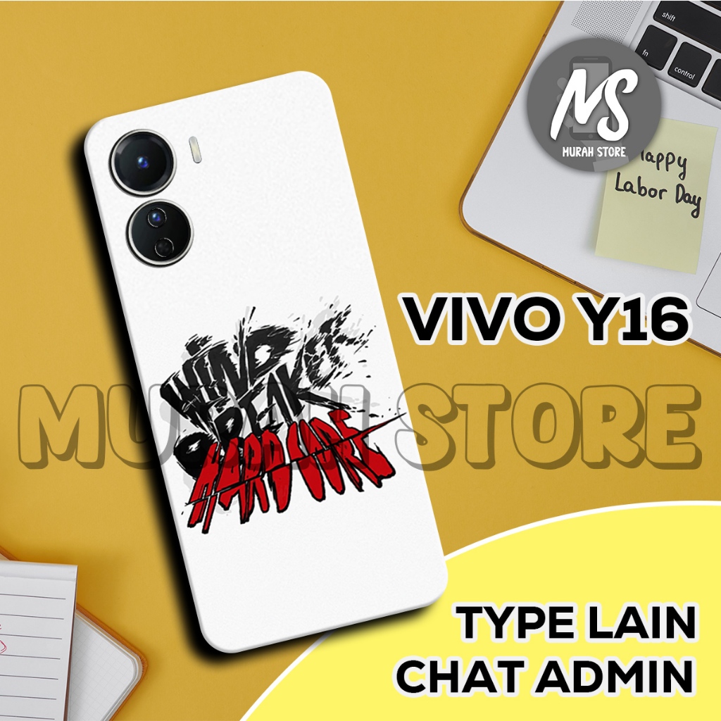 Softcase Karet VIVO Y16/MS46/Motif GRAFITI/Case VIVO Y16/Silikon VIVO Y16