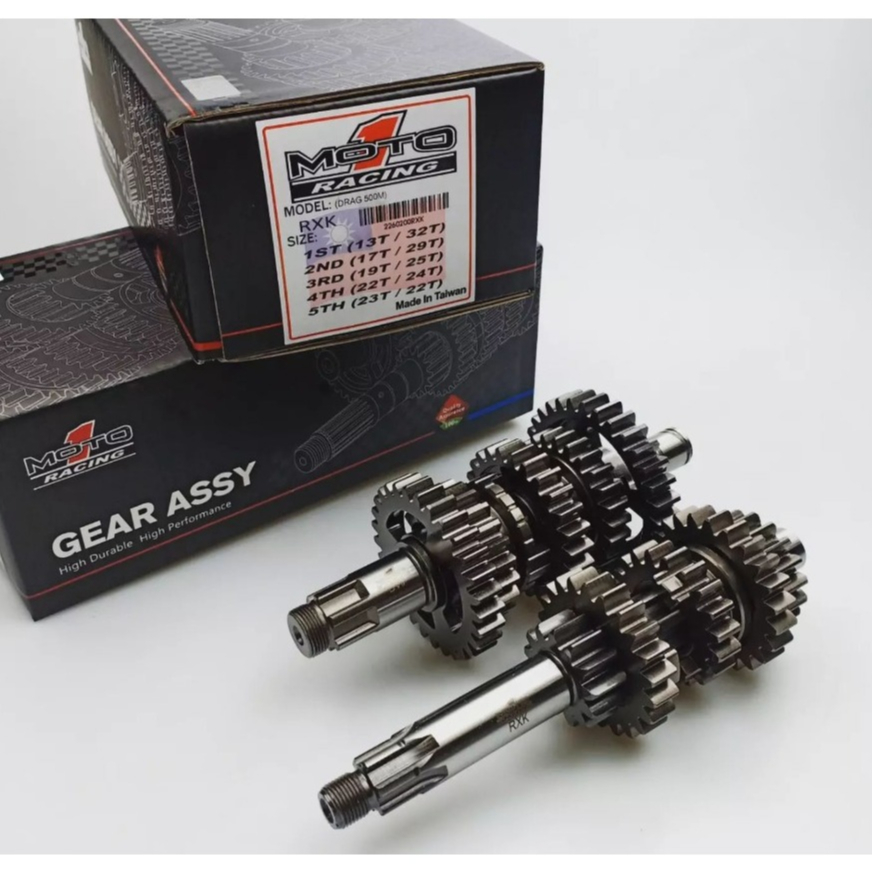 Gear Ratio Rasio Moto1 Rxking DRAG 500M MOTO 1 RACING
