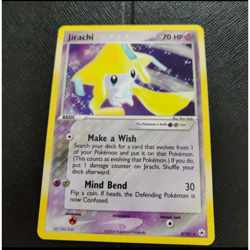 Kartu Pokemon TCG EN Ex Hidden Legends Jirachi Holo