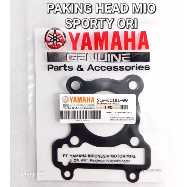 PAKING HEAD MIO SPORTY SMILE NOUVO ORIGINAL 5LW-E1181-00